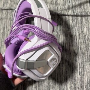 Purple headset